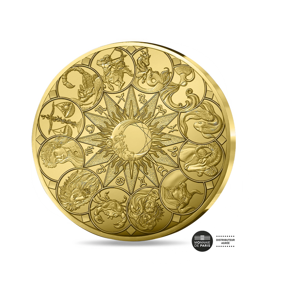 Les Signes Astrologiques - Monnaie de 500€ Or - BU 2026