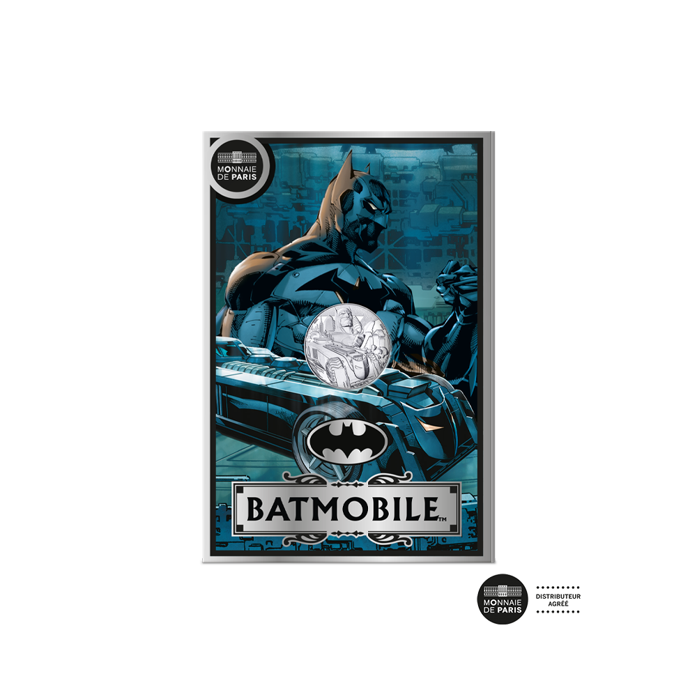 ⁣⁢Batman - Batmobile - 10-eurone hõbedast mälestusmünt - 2026⁤⁣