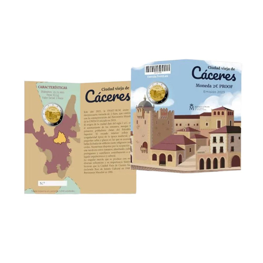 Spagna 2023 - 2 Euro Commemorative - Città Vecchia di Caceres