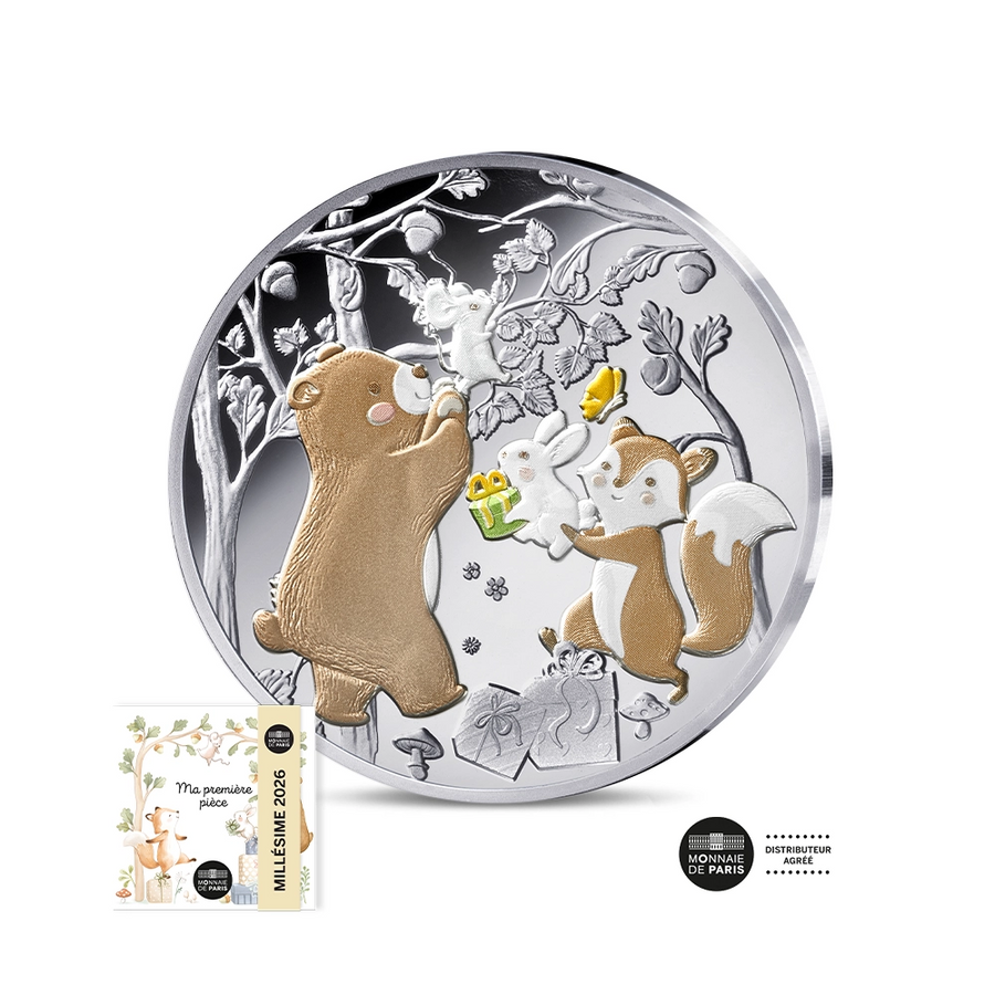 Ma première pièce 2026 - Monnaie de 5€ Argent  - BE Colorisée