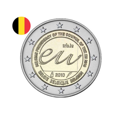 Belgique 2010 - 2 Euros Commémorative - Présidence belge de l'Union Européenne