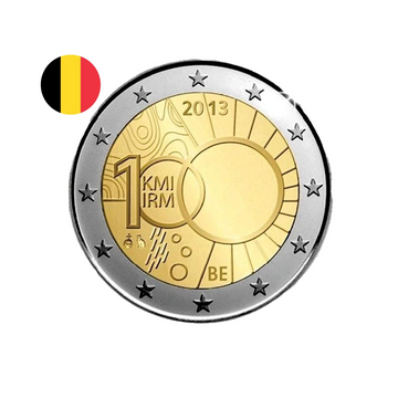 Belgique 2013 - 2 Euro Commémorative - Institut Royal Météorologique