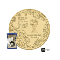 Coupe du Monde FIFA 2014 - Monnaie de 50€ Or - BE 2014