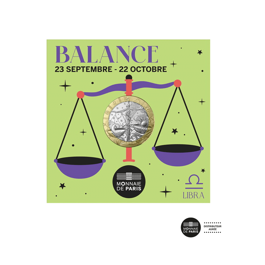 Les Signes Astrologiques - Lot de 12 monnaies de 5€ - UNC