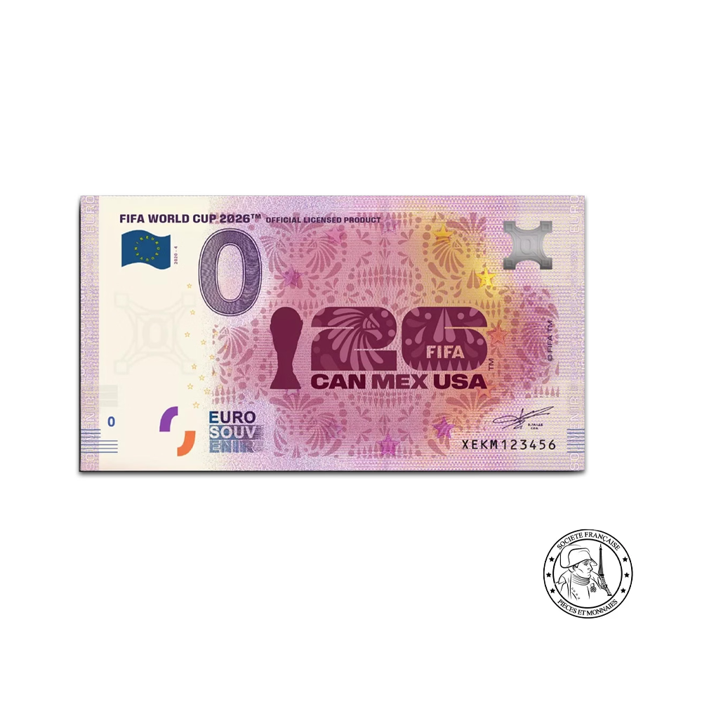 FIFA 2026™ - Pays hôte - Billet de 0 Euro