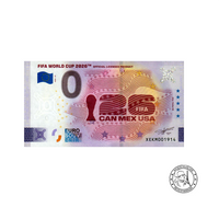 FIFA 2026™ - Pays hôte - Billet de 0 Euro