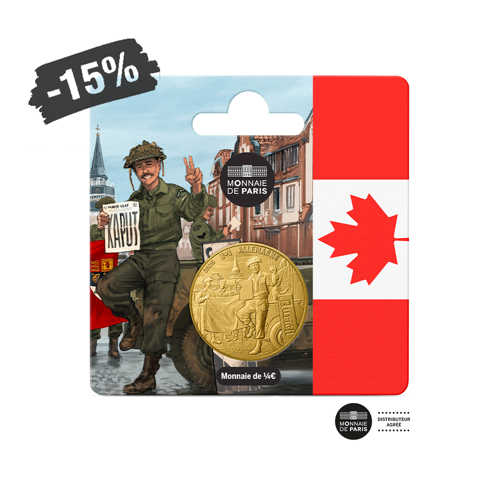 V-E Day - CANADA - Monnaie de 1/4€ - 2025