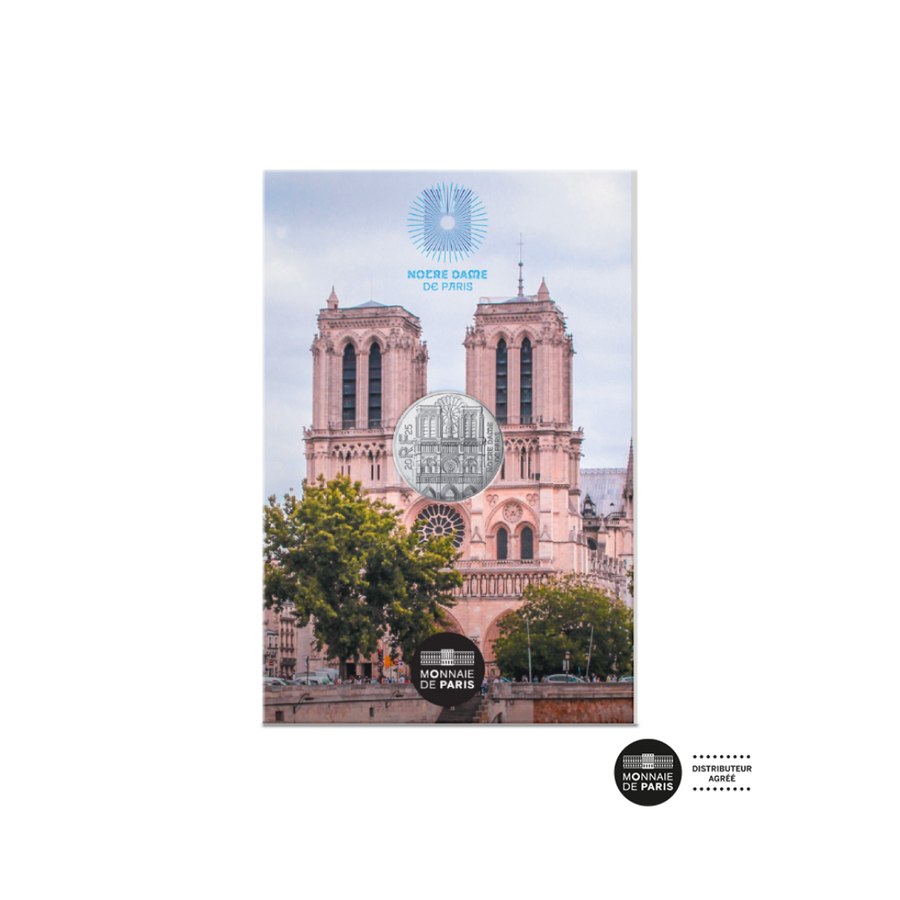 Notre-Dame de Paris - Monnaie de 10€ Argent - 2025