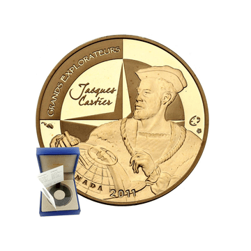 Jacques Cartier - Monnaie de 50€ Or - BE 2011
