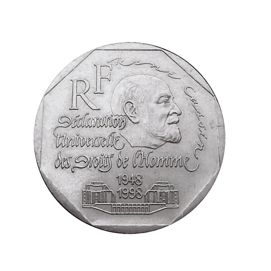 2 francs - René Cassin - France - 1998