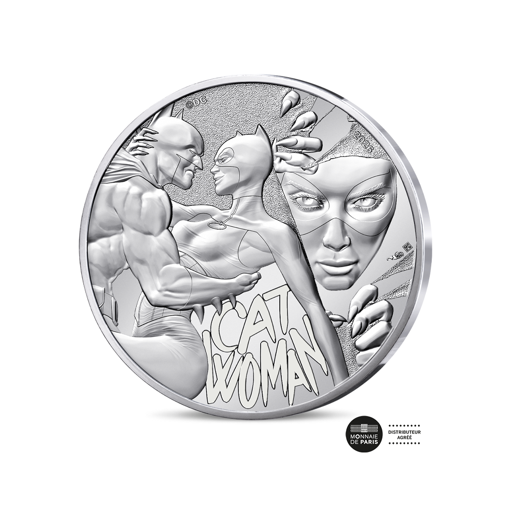 ⁣⁢Batman - 10-Euro Commemorative Silver Coin - Phosphorescent 2026⁤⁣