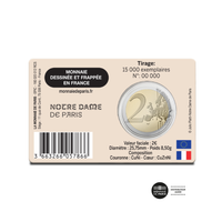 Notre-Dame de Paris - 2 Euro commémorative - BU 2025