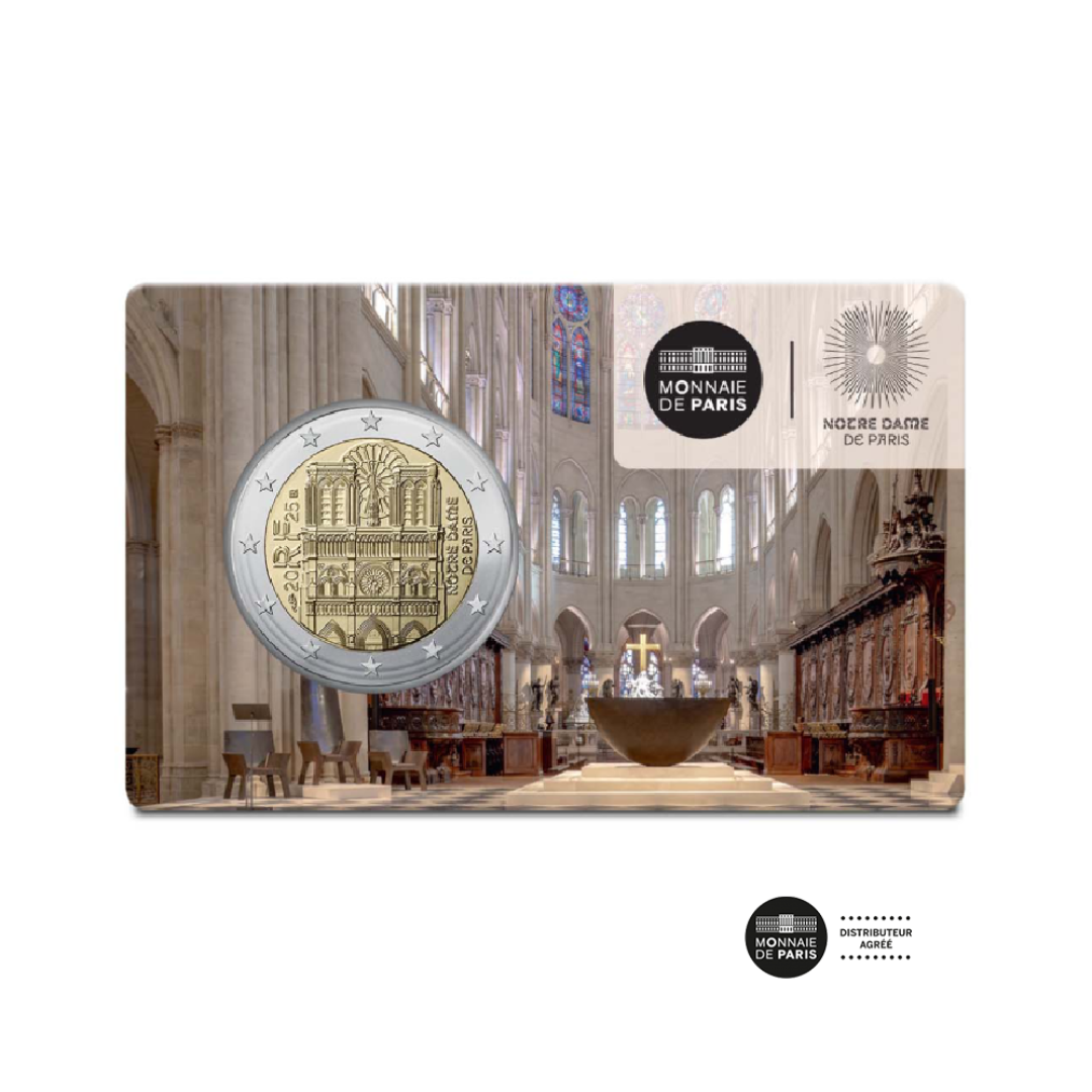 Notre-Dame de Paris - 2 Euro commémorative - BU 2025