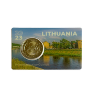 Lituanie 2023 - 2 Euro Coincard - Ensemble avec l'Ukraine