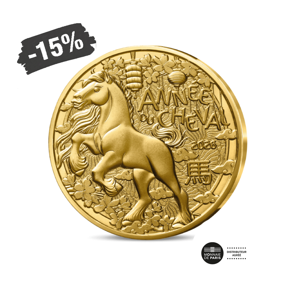 Année du Cheval - Monnaie 1/4€ - 2026