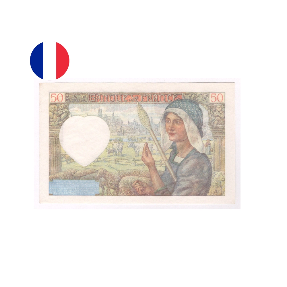 France - Billet de 50 Francs - Jacques Cœur - 1940-1942