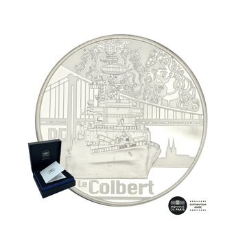 Les Grands Navires Français - Colbert - Monnaie de 10€ Argent - BE 2015