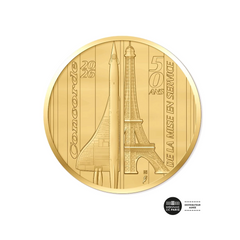 50 ans de la mise en service du Concorde -  Monnaie de 1 000 Euros Or - BU 2026