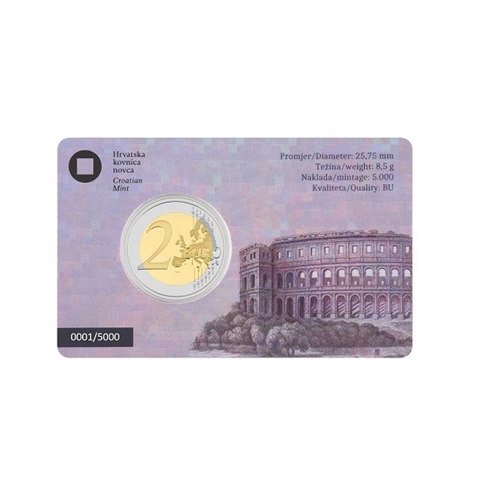 Croatie 2025 - 2 Euro Commémorative - Arène de Pula - BU
