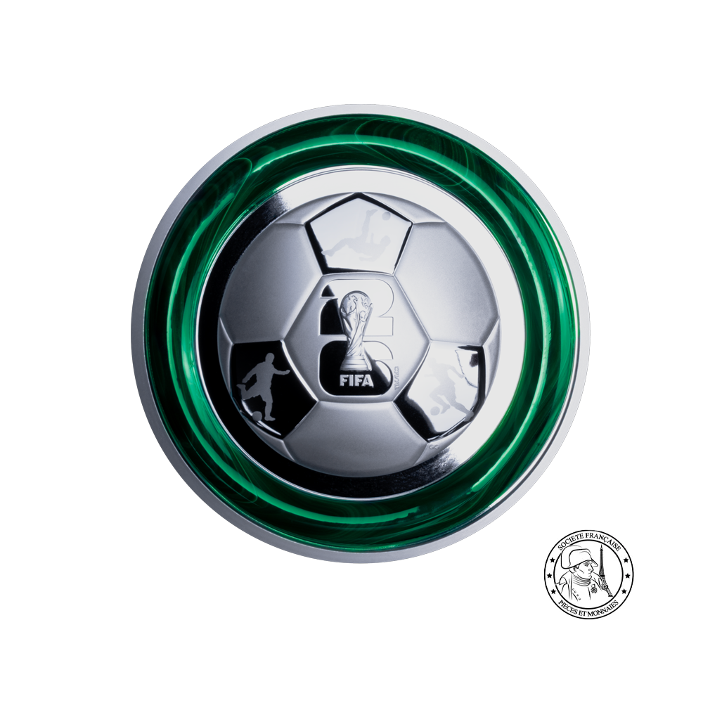 FIFA 26™ - Trophée - Monnaie de 50 Dollars Argent - BE 2026