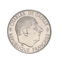 1 franc - Charles De Gaulle - France - 1988