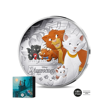 Les Grands Classiques de Disney - Les Aristochats - Monnaie de 10€ Argent - BE 2025