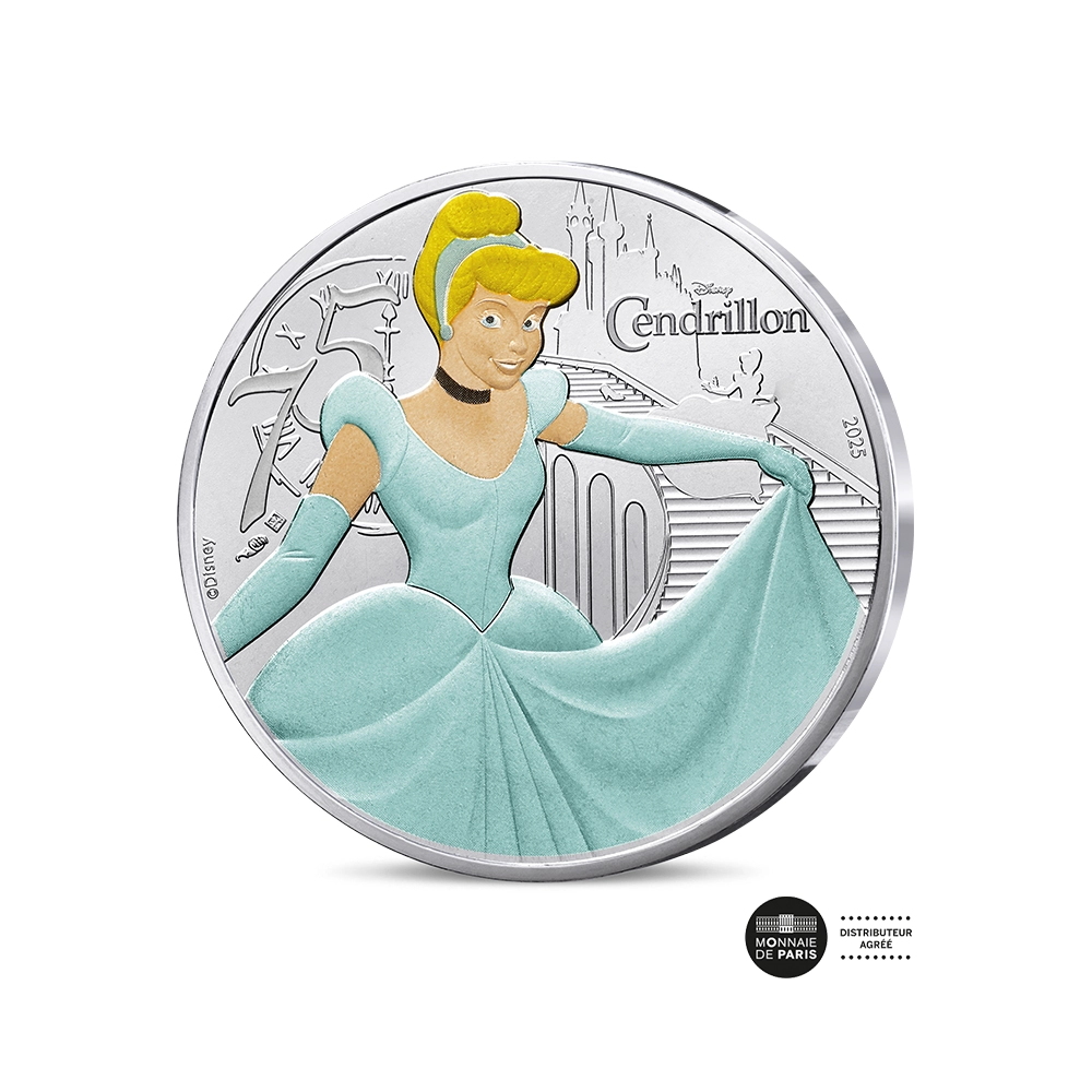 Les Grands Classiques de Disney - Cendrillon - Monnaie de 10€ Argent - 2025