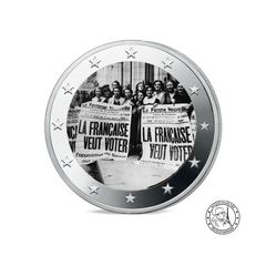 Droit de vote des femmes 2026 - 2 Euros Commémorative - Colorisée