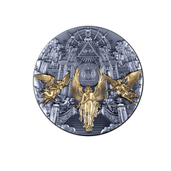 Enfer et Paradis - Monnaie de 10 Dollars Argent - BE Antique Finish 2026
