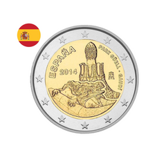 Espagne 2014 - 2 Euros Commémorative - Parc Güell