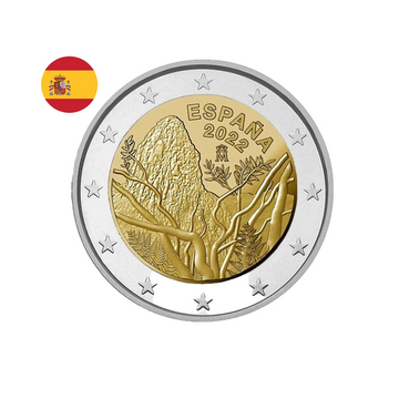 Espagne 2022 - 2 Euro Commémorative - Unesco Parc de Garajonay