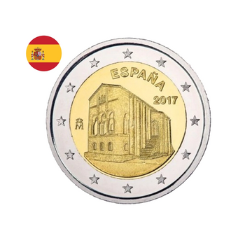 Espagne 2017 - 2 Euro Commémorative - Églises du Royaume des Asturies