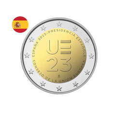 Espagne 2023 - 2 Euros Commémorative - Présidence Espagnole du Conseil de l'Union Européenne