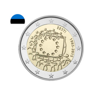 Estonie 2015 - 2 Euro Commémorative - 30ème anniversaire du drapeau de l'Union Européenne
