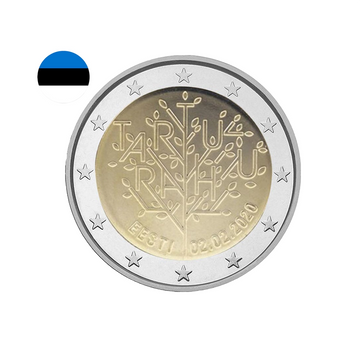 Estonie 2020 - 2 Euro Commémorative - Traité de Tartu
