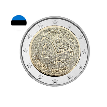 Estonie 2021 - 2 Euro Commémorative - Les Peuples Finno-Ougriens