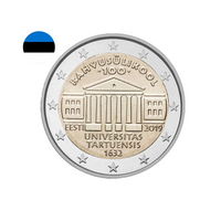 Estonie 2019 - 2 Euro Commémorative - 100ème anniversaire de l'Université de Tartu