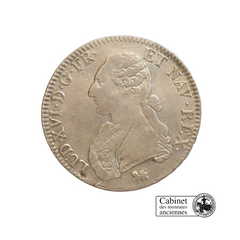 ⁣⁢Ecu s olivovými ratolesťami - Ľudovít XVI. - 1785-1792⁤⁣