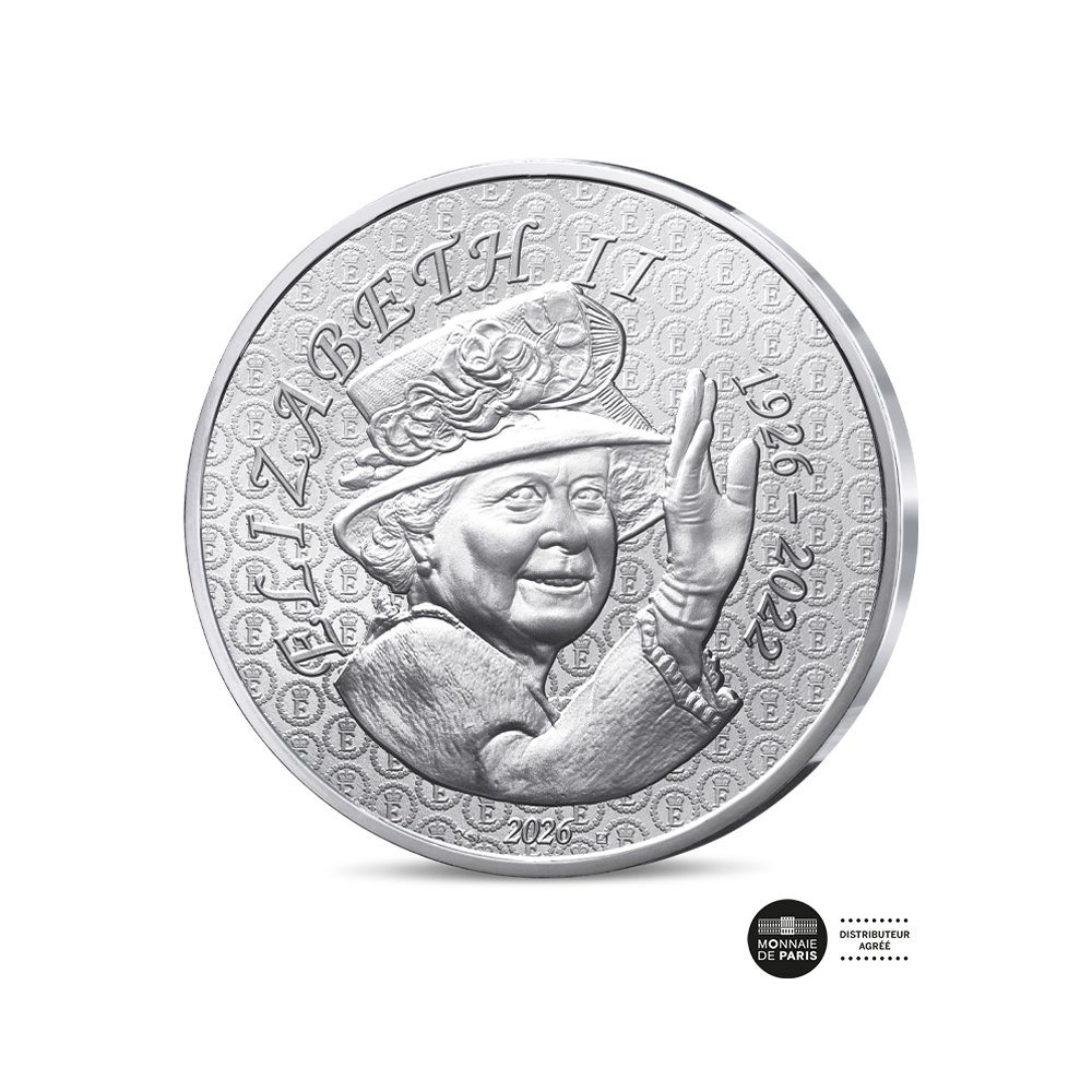 100 Ans de la naissance d'Elisabeth II - Monnaie de 10 Euros Commémorative Argent - 2026