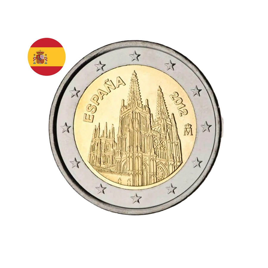 Espagne 2012 - 2 Euro Commémorative - Cathédrale de Burgos