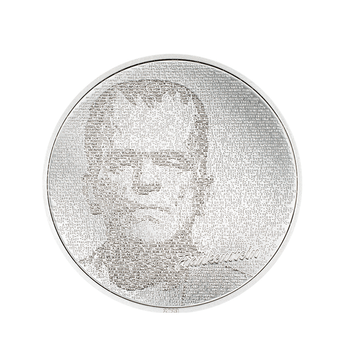 Typesfaces - Frankenstein - Monnaie de 5 Dollars Argent - BE 2023