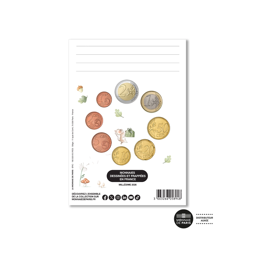 Ma première pièce 2026 - Miniset - Fleur de Coin