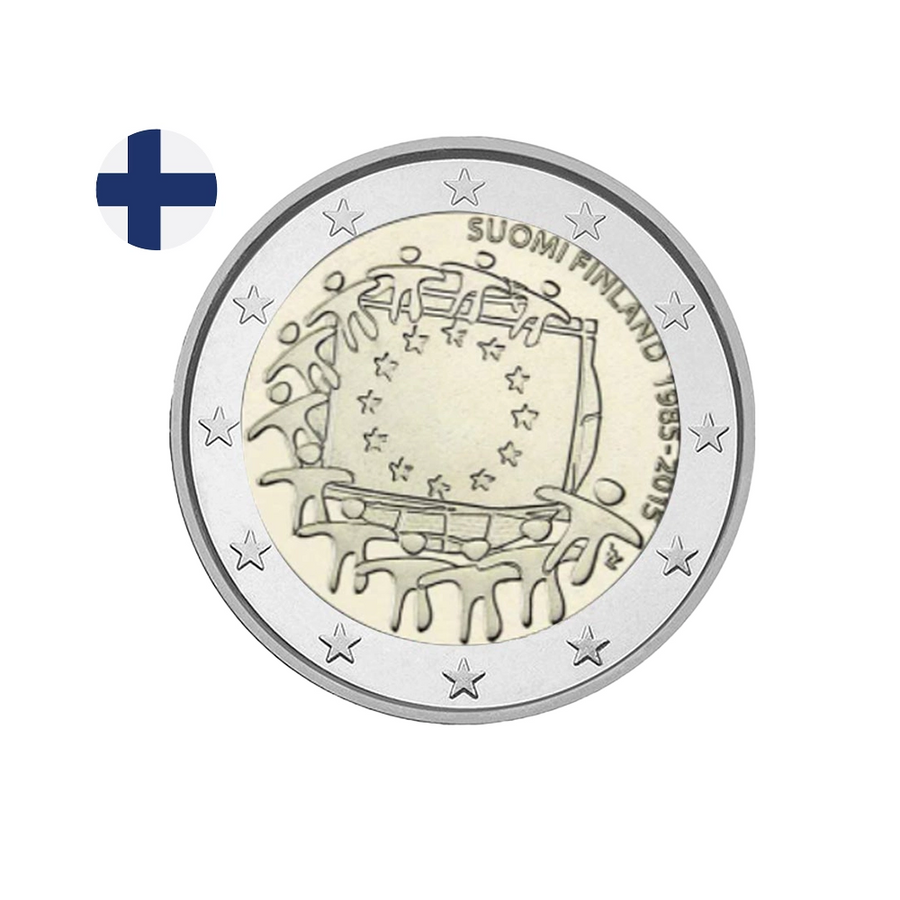 Finlande 2015 - 2 Euro Commémorative - 30ème anniversaire du drapeau de l'Union Européenne