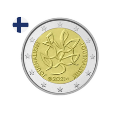 Finlande 2021 - 2 Euros Commémorative - Journalisme