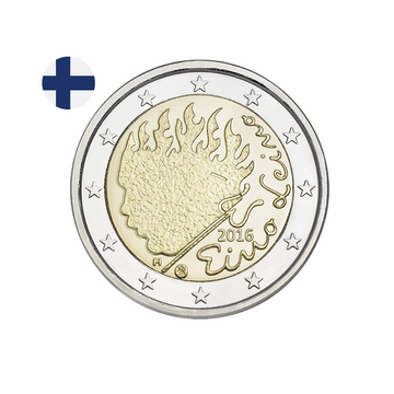 Finlande 2016 - 2 Euro Commémorative - Eino Leino