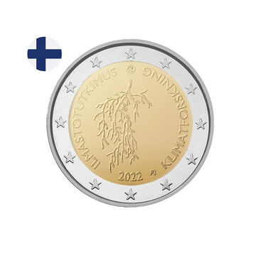 Finlande 2022 - 2 Euro Commémorative - Recherche climatique