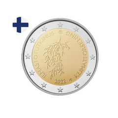 Finlande 2022 - 2 Euros Commémorative - Recherche climatique