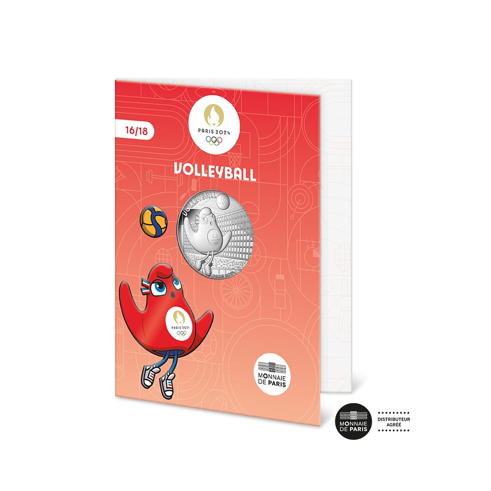 Jeux Olympiques de Paris 2024 - Le Volleyball (16/18) - Monnaie de 10€ Argent - Vague 2