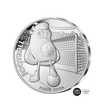 Paris 2024 Olympische Spiele - Fußball (17/18) - Währung von 10 € Geld - Welle 2