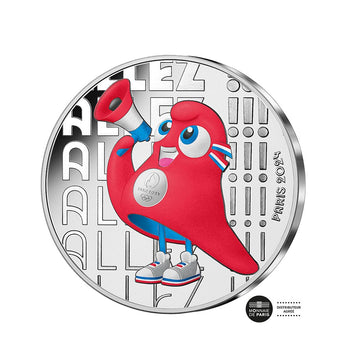 Jeux Olympiques de Paris 2024 - Allez !!! (3/4) - Monnaie de 50€ Argent - Vague 2